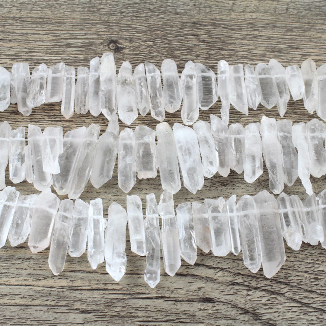 Polished Natural White Crystal Quartz Points, Raw White Quartz Point