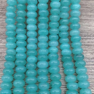 5x8mm Multi-colored Abacus Bead,Natural Rondelle Gemstone Beads,Wholesale Beads Strand,Flat Gemstone Rondelles,Spacer Beads for DIY Jewelry