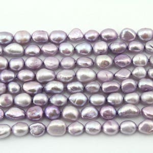 8-9mm Lavender Purple Natural Freshwater Pearl,Irregular Nugget Pearl,High Quality Pearl,Loose Pearl Supply,Wholesale,Jewelry Making-LN005-4