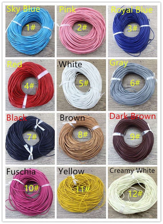 Wholesale 10 New 2MM Faux Suede Leather String DIY Jewelry Making Thread Cords