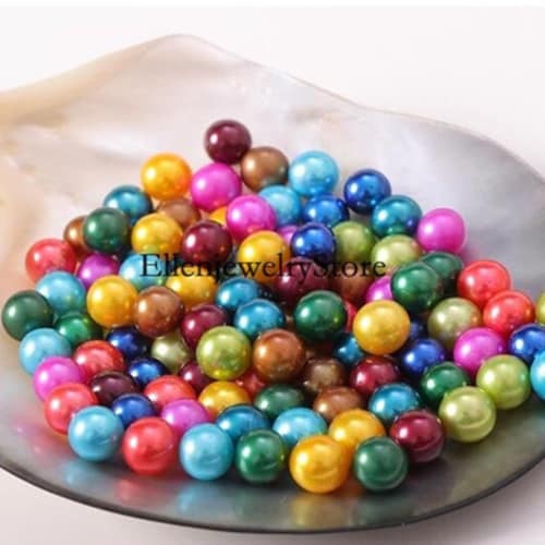 Fukugems Perlas De Piedra Natural Para La Fabricación De Joyas, Se