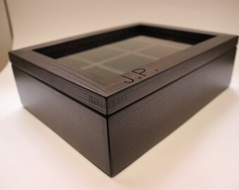 Watch Box for 8 watches, Watch Box, Watch Case, Men's Watch Box, Watch Box for Men, Wood Watch Box, Gift, Custom Watch Box for 8 watches