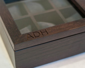 Watch Box for 6 watches, Watch Box, Watch Case, Men's Watch Box, Watch Box for Men, Wood Watch Box, Gift