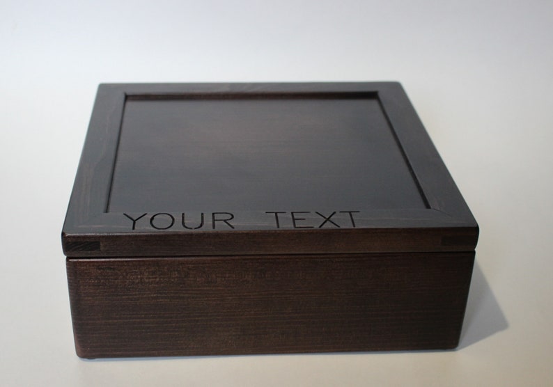 Wood Memory Box Wooden Keepsake Box Etsy