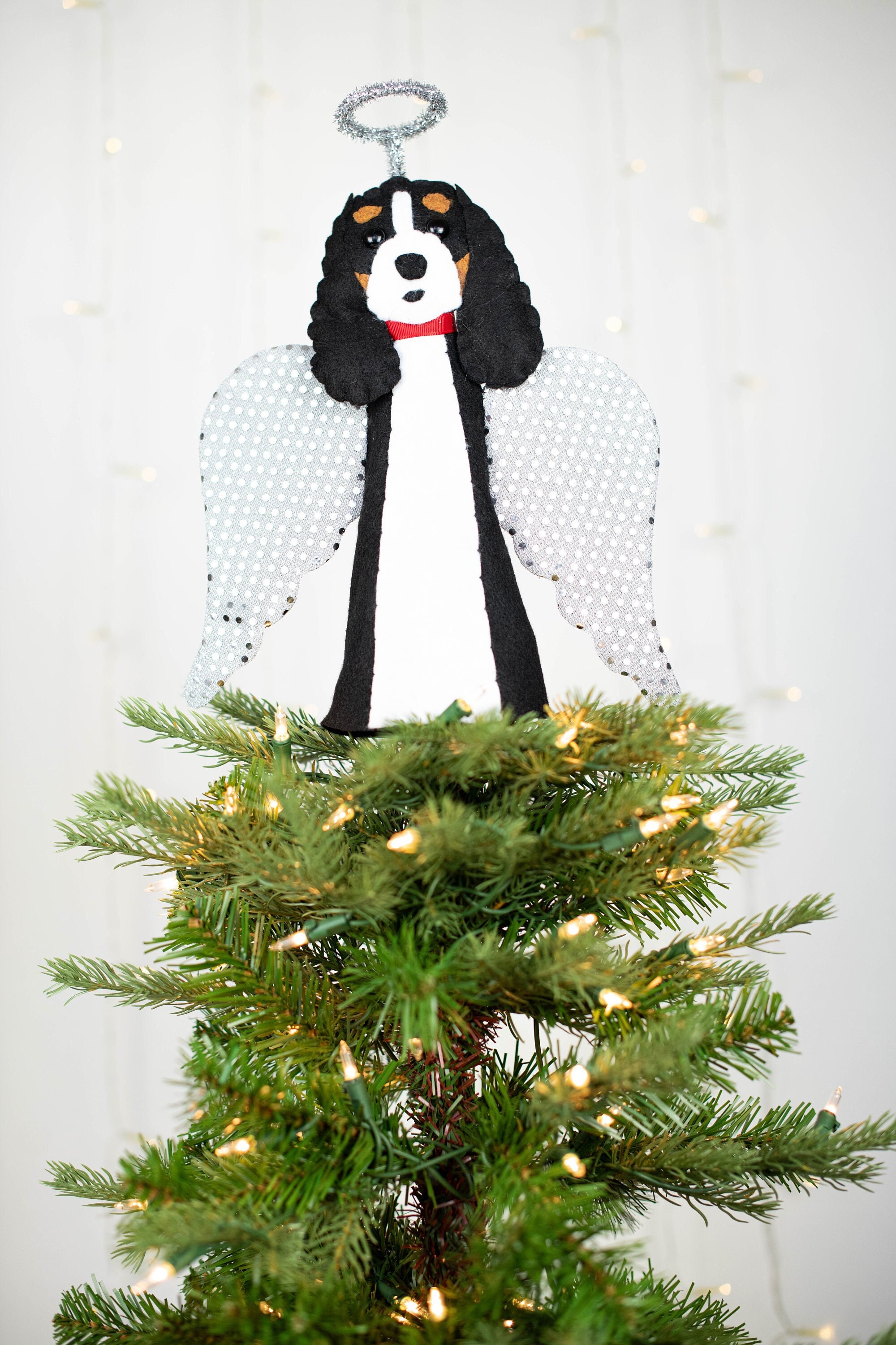 Cavalier King Charles Spaniel Christmas Tree Topper 