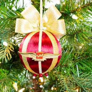 Vintage Western Airlines Christmas Ornament