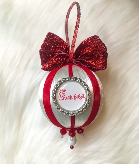 Chickfila Christmas Ornament Etsy