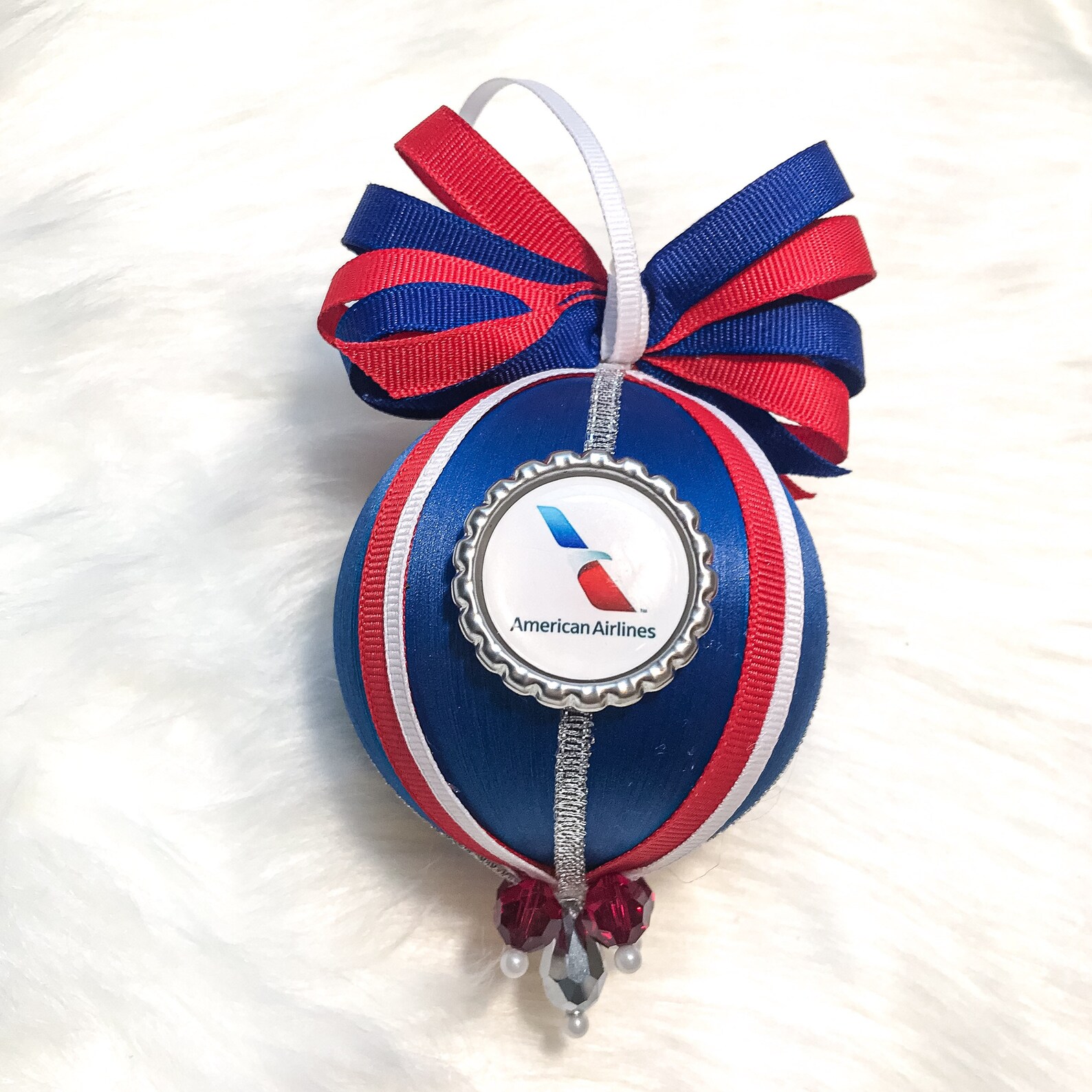 American Airlines Holiday Ornament Etsy