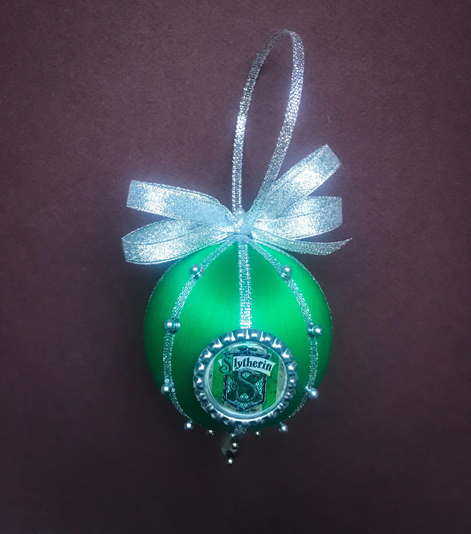 Slytherin Christmas Ornament 