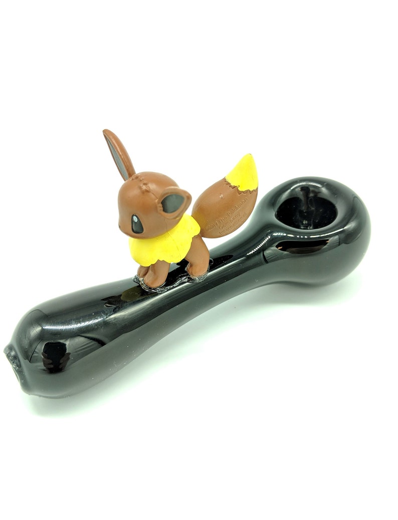 Eevee Smoking Pipe Glass Spoon Pipe Custom Glass Pipe Etsy