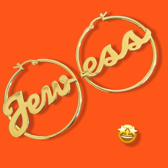 The OG JEWESS Hoops! the Ilana 18K Gold Plated (jew Ess) Jewish