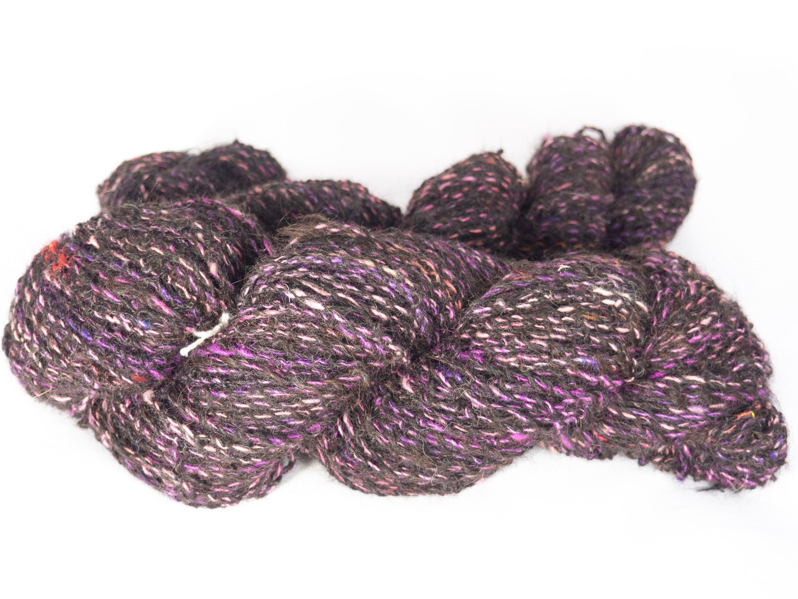 Handspun Yarn Crêpe Yarn Natural Black Alpaca and BFL Etsy