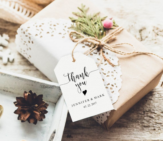wedding thank you tags wedding favor tags rustic thank you tag thank you gift tags personalized wedding tags printable printable tag wedding favor tags