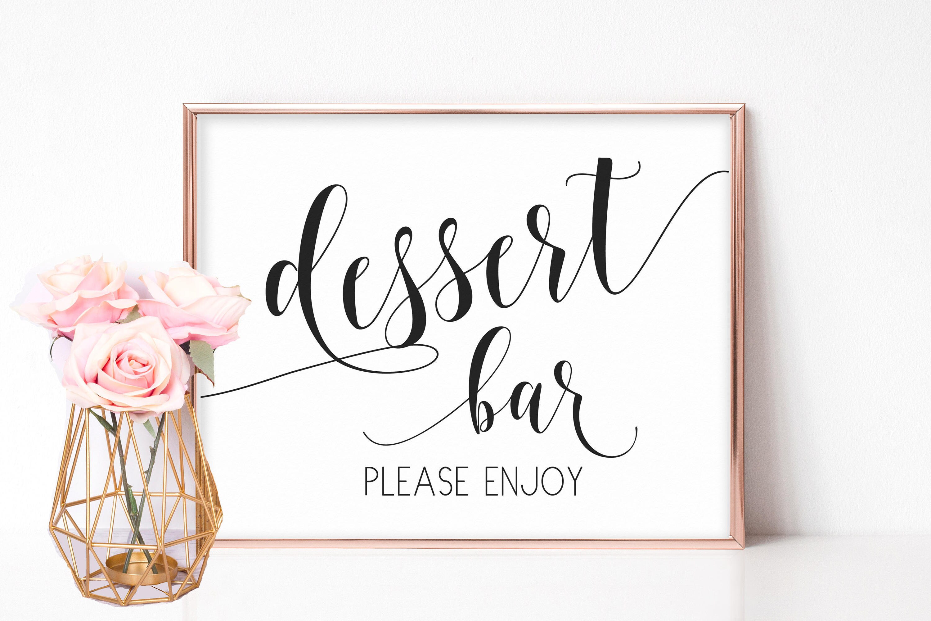 Dessert Bar Sign Printable Dessert Sign Dessert Table Sign Etsy