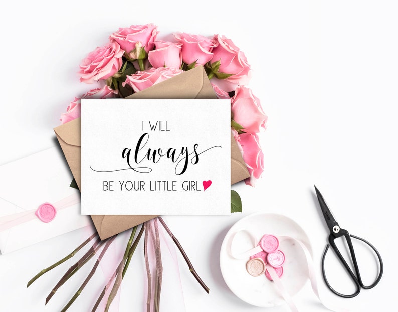 Mum Father of the Bride Gift Mother of the Bride Gift Mom Wedding Card to Parents To My Parents On My Wedding Day Card To My Dad Card