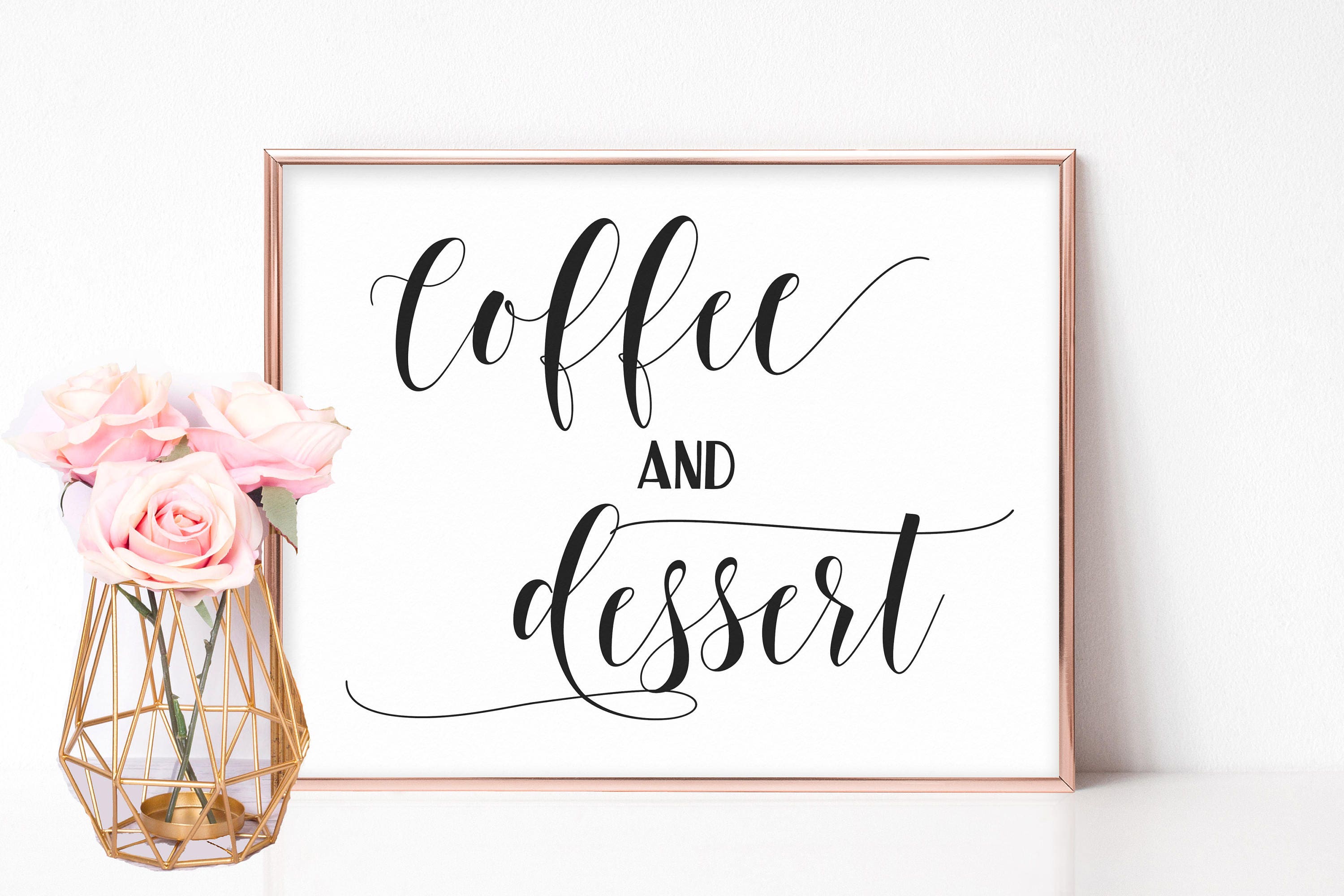 Dessert Table Sign Wedding Reception Signs Reception Table Etsy
