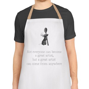Ratatouille Apron Chef Remy Kitchen Apron Gift for Foodie Cooking Gift for Ratatouille Fan Home Chef Gift for Food Lover