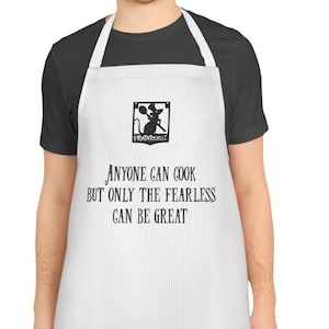 Ratatouille Apron Chef Remy Kitchen Apron Gift for Foodie Cooking Gift for Ratatouille Fan Home Chef Gift for Food Lover Ratatouille Art