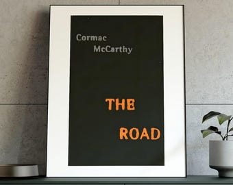 Cormac McCarthy Poster: The Road First Edition Book Cover (Multiple Sizes)