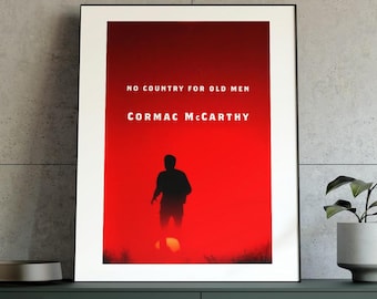 Cormac McCarthy Poster: No Country For Old Men First Edition Book Cover (Multiple Sizes)