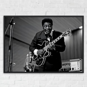 Blues Poster BB King Poster Blues Wall Art Blues Print Blues Photo Gift for Blues Fan Blues Music Blues Photography