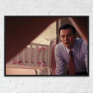 Leonardo DiCaprio Poster Wolf of Wall Street Poster Martin Scorsese Movie Poster Movie Wall Art Movie Poster Film Poster Classic Film