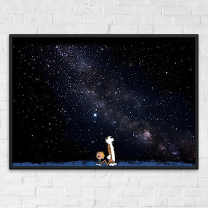 Calvin and Hobbes Poster Calvin and Hobbes Print Calvin and Hobbes comic Calvin and Hobbes fan Gift for Calvin and Hobbes fan