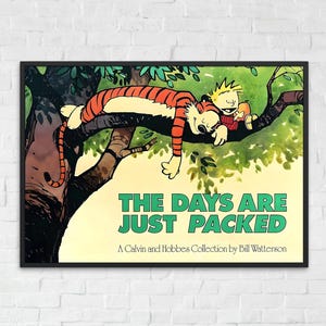 Calvin and Hobbes Poster Calvin and Hobbes Wall Art Calvin and Hobbes Print Calvin and Hobbes Art Calvin and Hobbes Gift