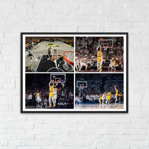 Tyrese Haliburton Poster | Clutch Shots Collage | Indiana Wall Art | Basketball Fan Gift