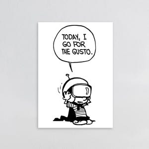 Calvin and Hobbes Poster Calvin and Hobbes Wall Art Calvin and Hobbes Print Calvin and Hobbes Art Calvin and Hobbes Gift