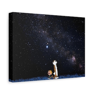 Calvin and Hobbes Canvas Calvin and Hobbes Poster Calvin and Hobbes Print Calvin and Hobbes fans