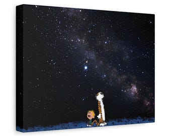Calvin and Hobbes Canvas Calvin and Hobbes Poster Calvin and Hobbes Print Calvin and Hobbes fans