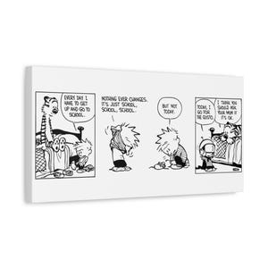 Calvin and Hobbes Canvas Calvin and Hobbes Wall Art Calvin and Hobbes Poster Calvin and Hobbes Print Calvin and Hobbes Art