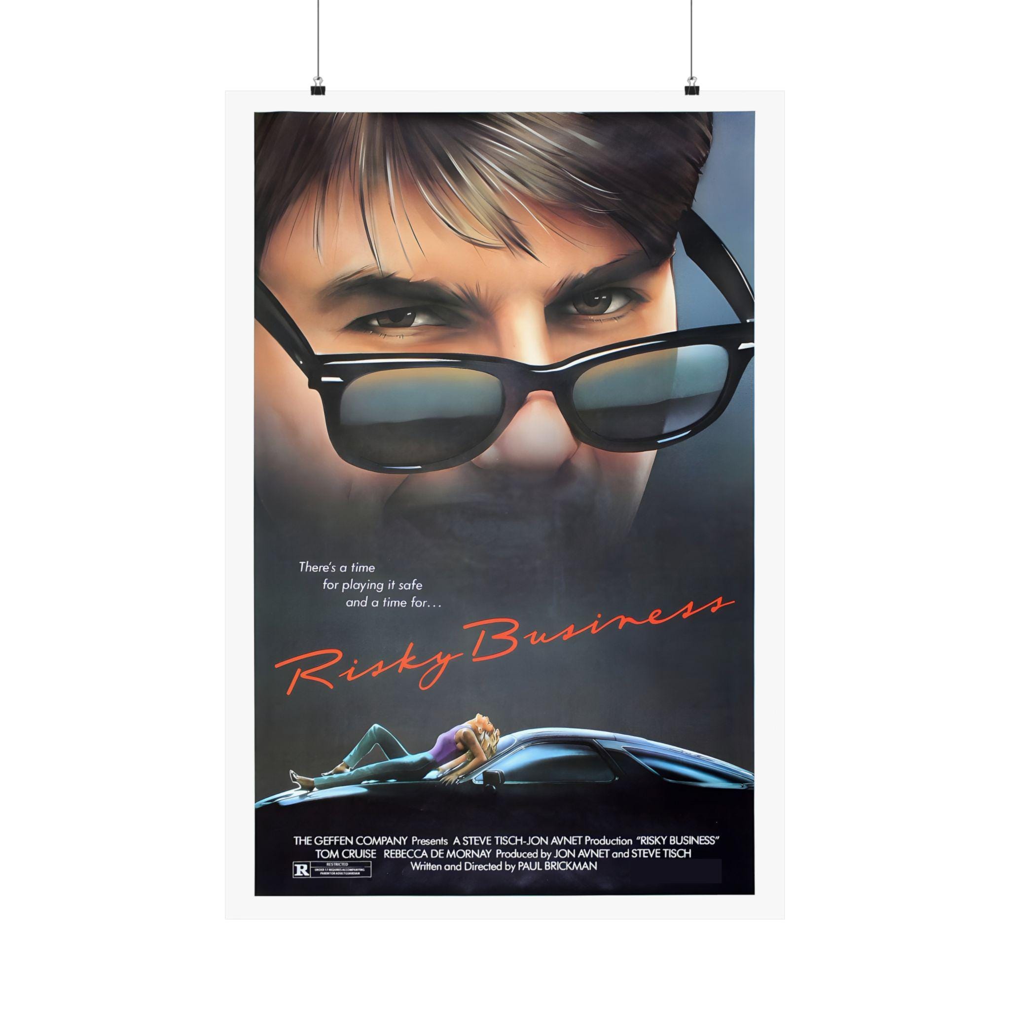 Risky Business Movie Poster: Tom Cruise Vintage Film Print (multiple Sizes)  - Etsy Israel, image size:2048x2048