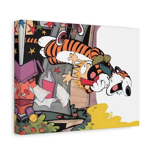 Calvin and Hobbes Canvas Calvin and Hobbes Wall Art Calvin and Hobbes Poster Calvin and Hobbes Print Calvin and Hobbes Decoration