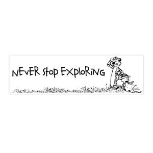 Calvin and Hobbes Bumper Sticker Calvin and Hobbes Car Sticker Calvin and Hobbes Sticker
