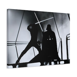 Star Wars Canvas Star Wars Art Star Wars Wall Art Star Wars Print Star Wars Poster Sci Fi Movie Art