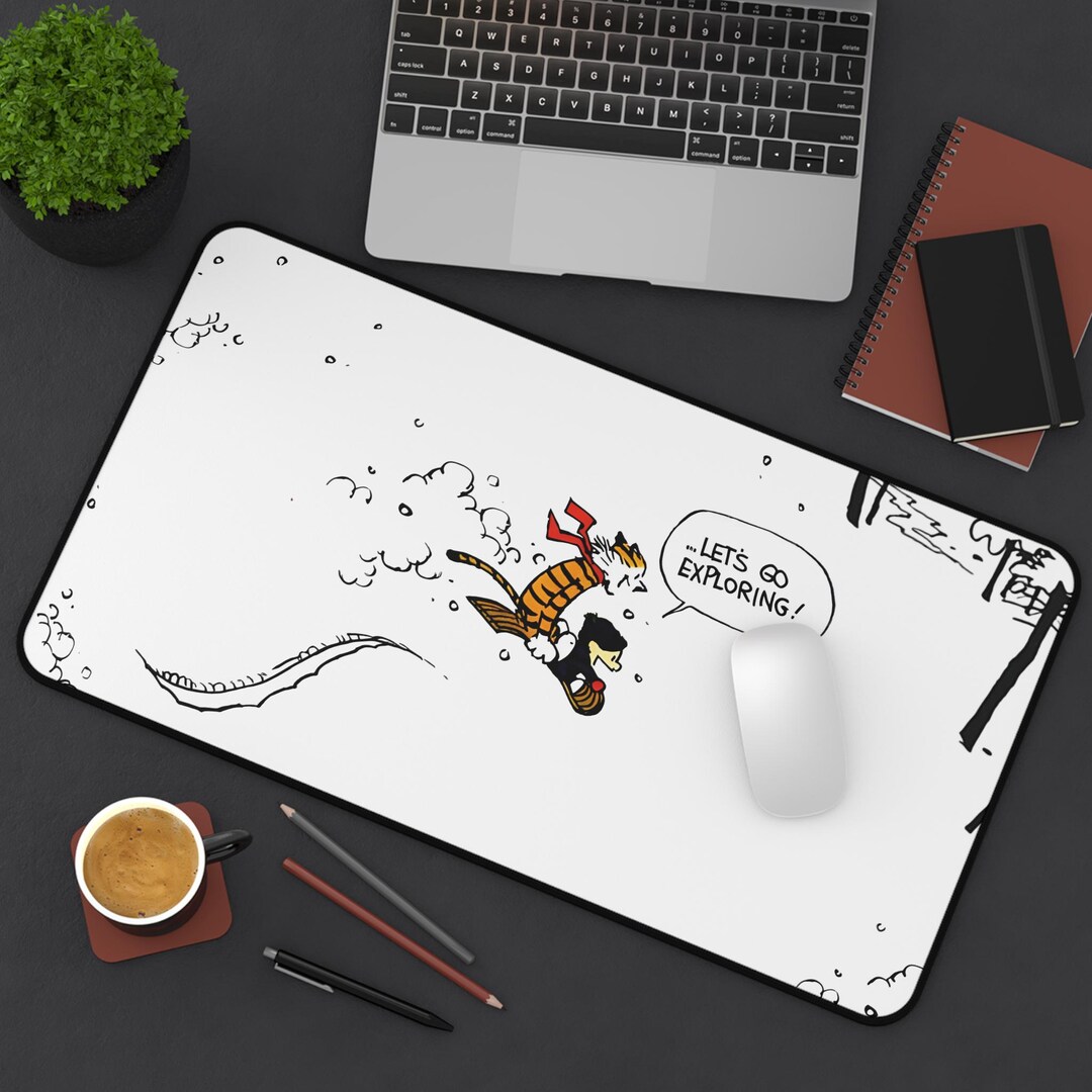 Calvin and Hobbes Desk Mat Calvin and Hobbes Desk Pad Calvin and Hobbes