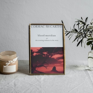 Cormac McCarthy Book Cover Poster Blood Meridian American Literature Novel Cover Western Print Western Poster