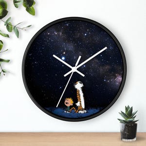 Calvin and Hobbes Clock: Infinity Stars (Multiple Color Options)