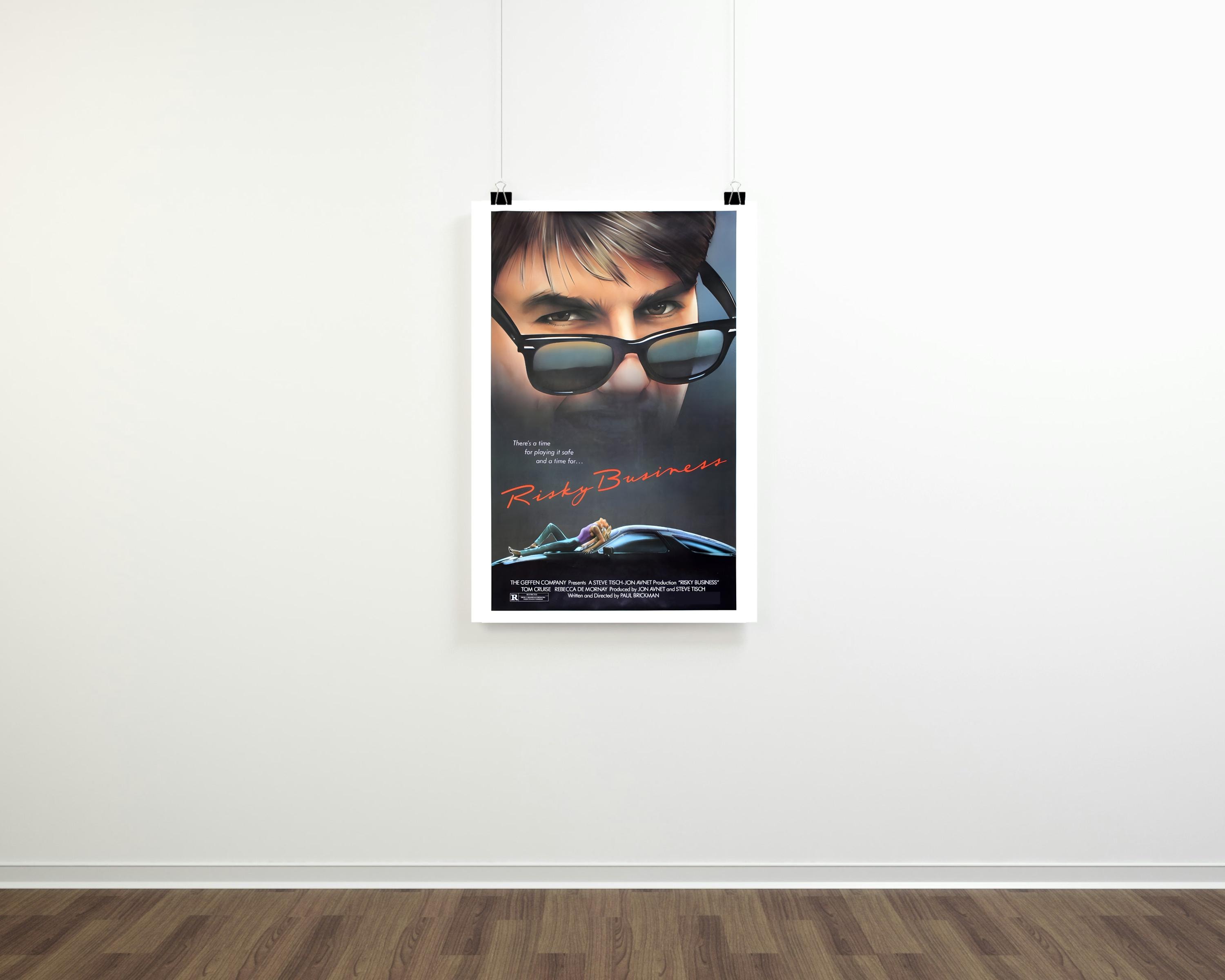 Risky Business Movie Poster: Tom Cruise Vintage Film Print (multiple Sizes)  - Etsy Israel, image size:3000x2400