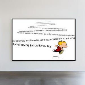 Calvin and Hobbes Poster DOWNLOAD: Oh boy!!