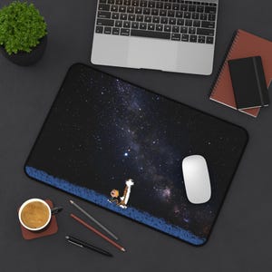 Calvin and Hobbes Desk Mat Infinity Stars (Multiple Sizes)