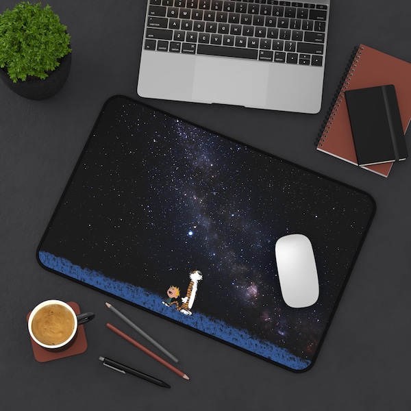 Calvin and Hobbes Desk Mat Infinity Stars (Multiple Sizes)