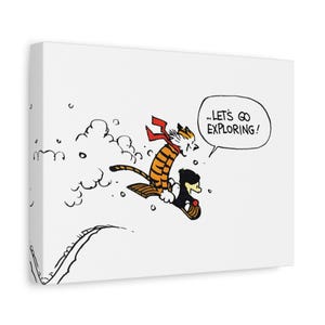 Calvin and Hobbes Canvas Calvin and Hobbes Wall Art Calvin and Hobbes Poster Calvin and Hobbes Print Calvin and Hobbes Decoration