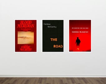Cormac McCarthy Book Cover Posters DOWNLOAD: First Edition Novel Prints set of 3