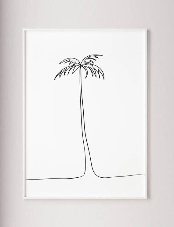 illustration minimaliste avec affiche de feuilles de palmier et d'arches. décoration  murale de style moderne. affiche artistique contemporaine à imprimer  17675799 Art vectoriel chez Vecteezy