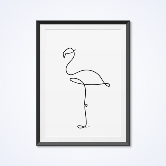 Decoration Murale Flamant Rose Art Minimaliste Dessin De Etsy Decoration Murale Flamant Rose Art Minimaliste Dessin De Etsy