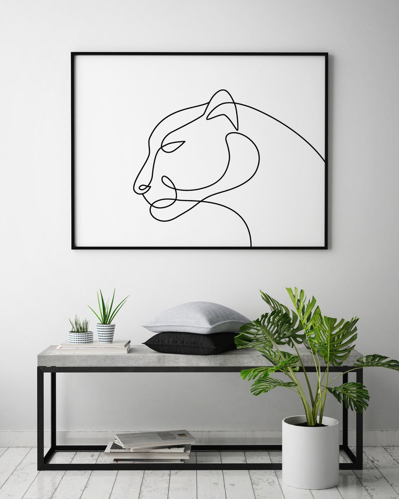 Simple Art Animals Wall Art One Line Art Panther Art Poster Printable Abstract Panther Line Drawing Black White Minimalist Art Digital Art Collectibles Kromasol Com Simple Art Animals Wall Art One Line Art Panther Art Poster Printable Abstract Panther Line Drawing Black White Minimalist Art Digital Art Collectibles Kromasol Com