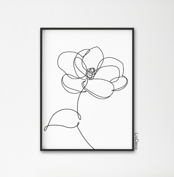Minimalist on sale magnolia etsy